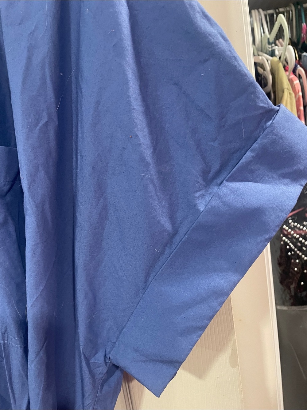 Banana Republic Periwinkle Blue Short-Sleeve Midi Shirt Dress - Picture 4 of 5